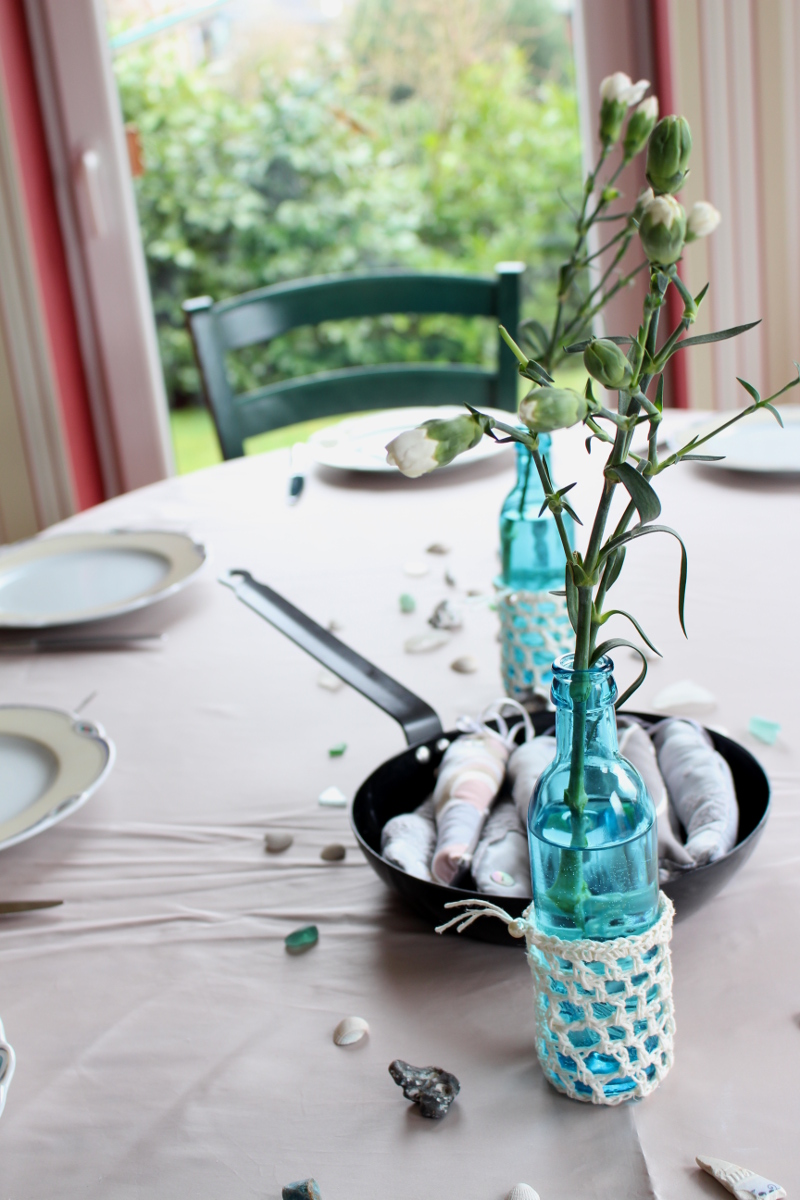 Heringe-genäht-Tischdeko-blau