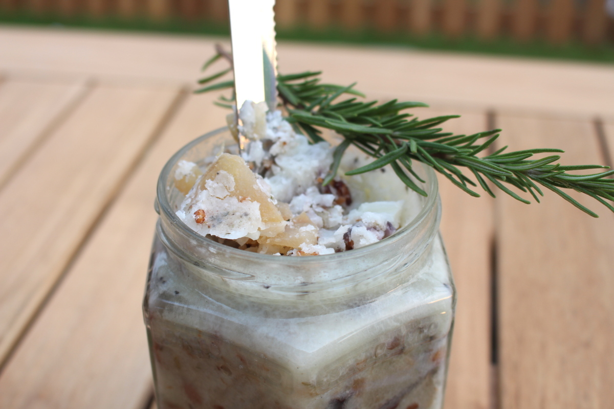 veganes-Schmalz-mit-Birne