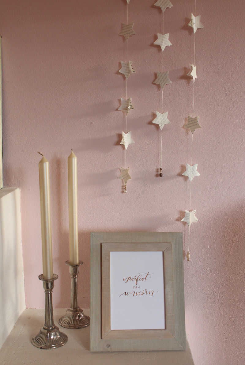 Sternengirlande-genäht-alteBücher06