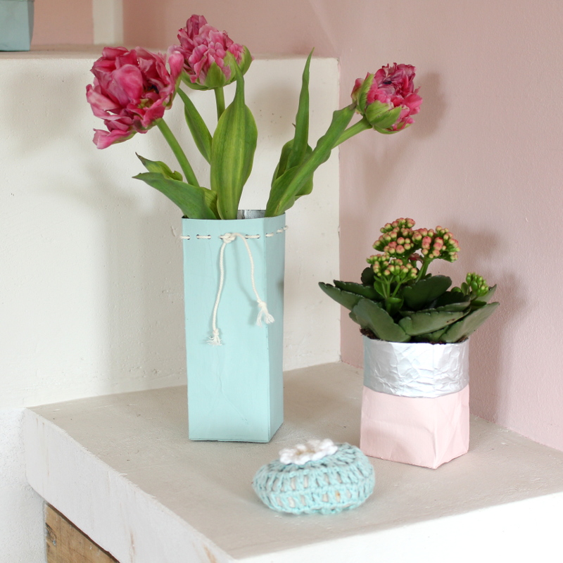 Tetrapack-Blumenvase-Übertopf05