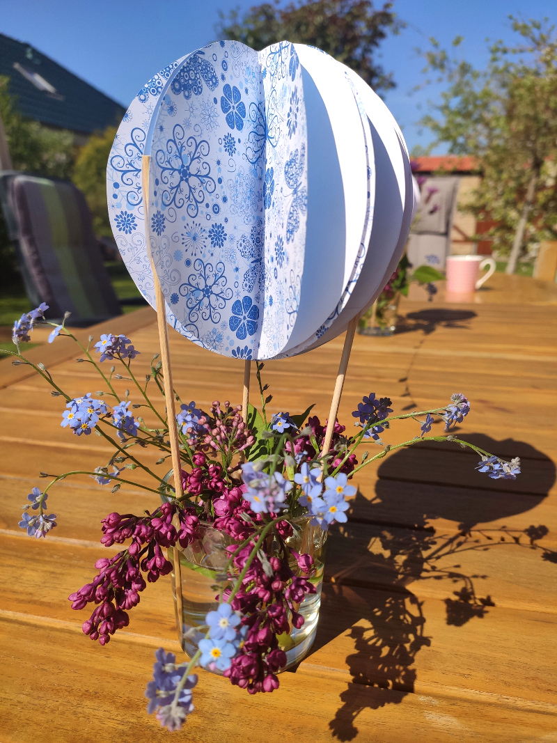 Heißballon-Blumendeko02
