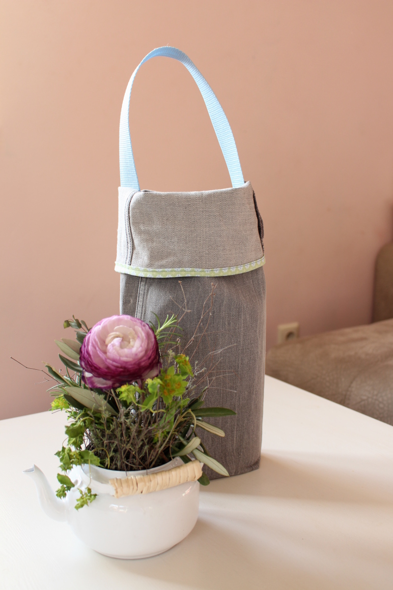 Hosenbein-Upcycling-Jeans-Utensilo-Flaschentasche13