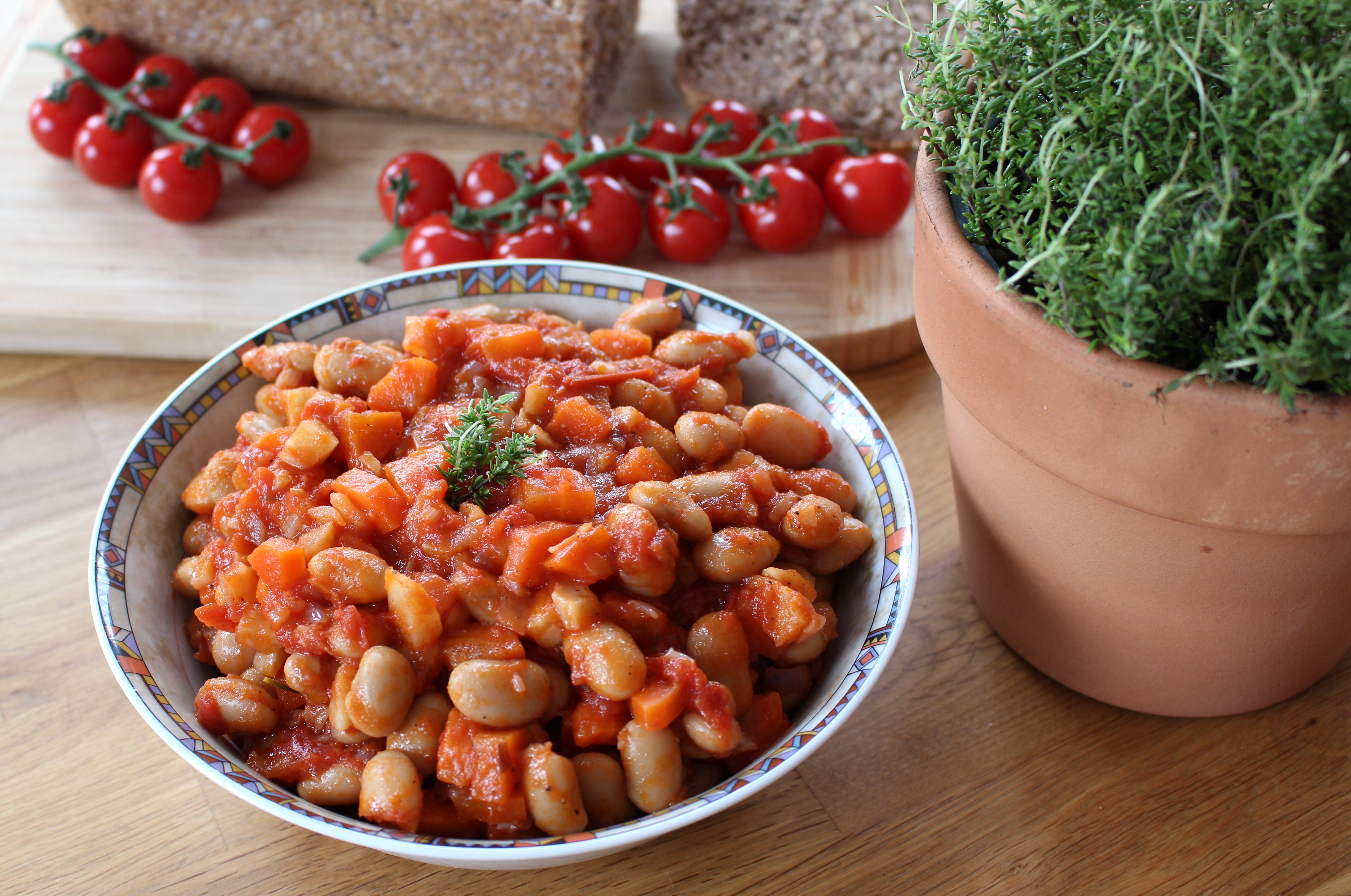 Dicke Weisse Bohnen Antipasti