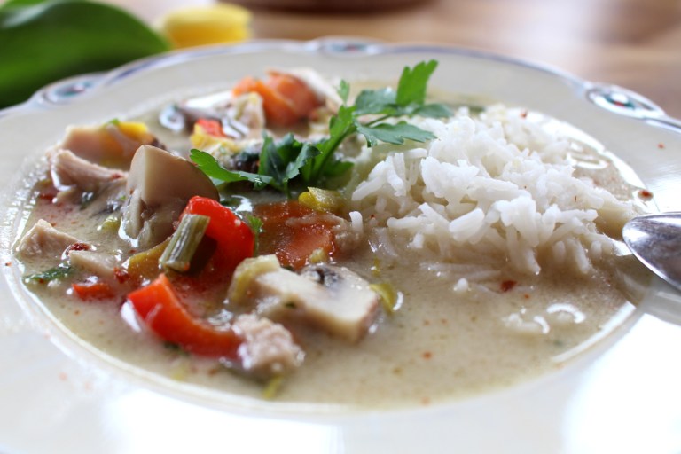 Tom Kha Gai – thailändische Hühnersuppe – undiversell